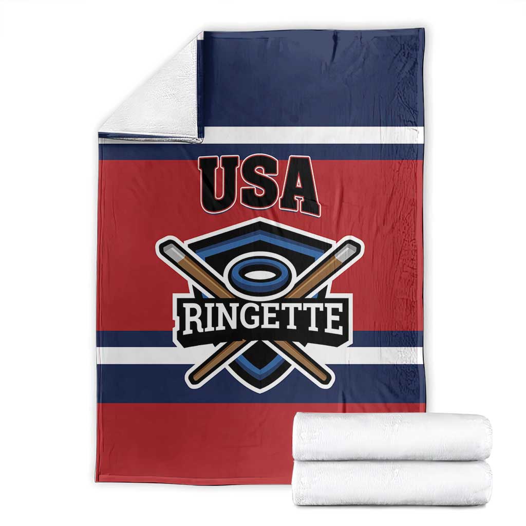 USA 2025 Ringette Blanket Go Champion Team Ringette USA