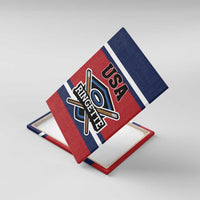 USA 2025 Ringette Canvas Wall Art Go Champion Team Ringette USA