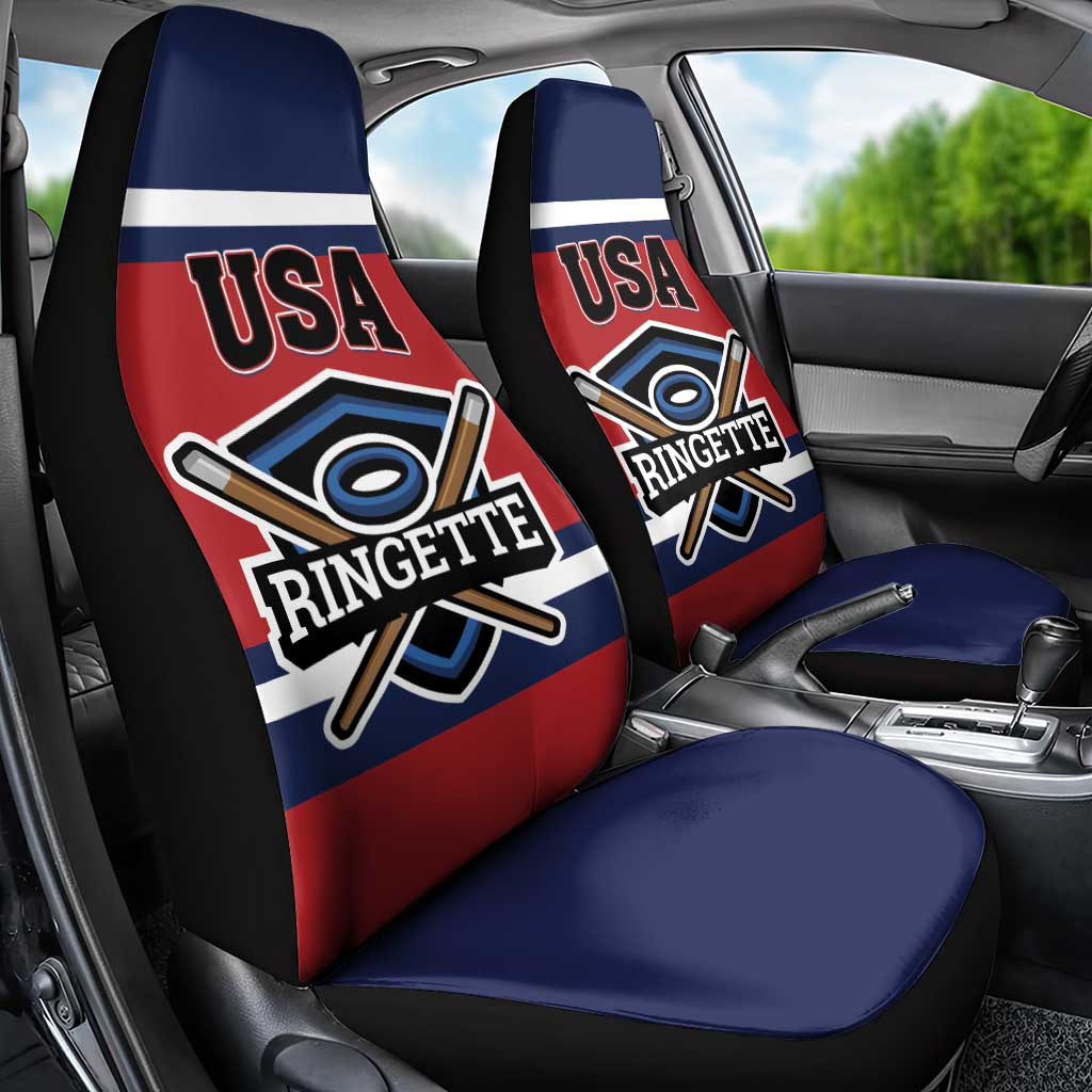 USA 2025 Ringette Car Seat Cover Go Champion Team Ringette USA