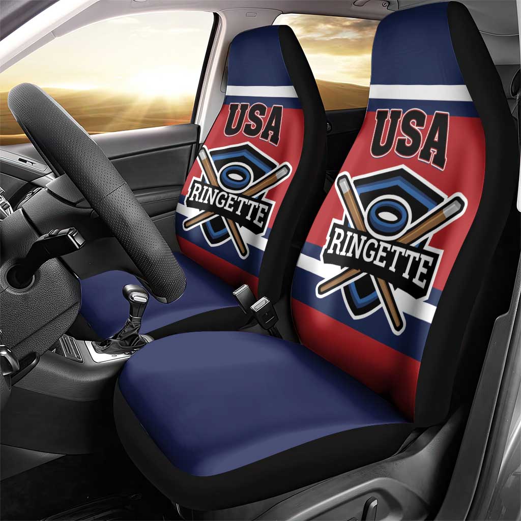 USA 2025 Ringette Car Seat Cover Go Champion Team Ringette USA