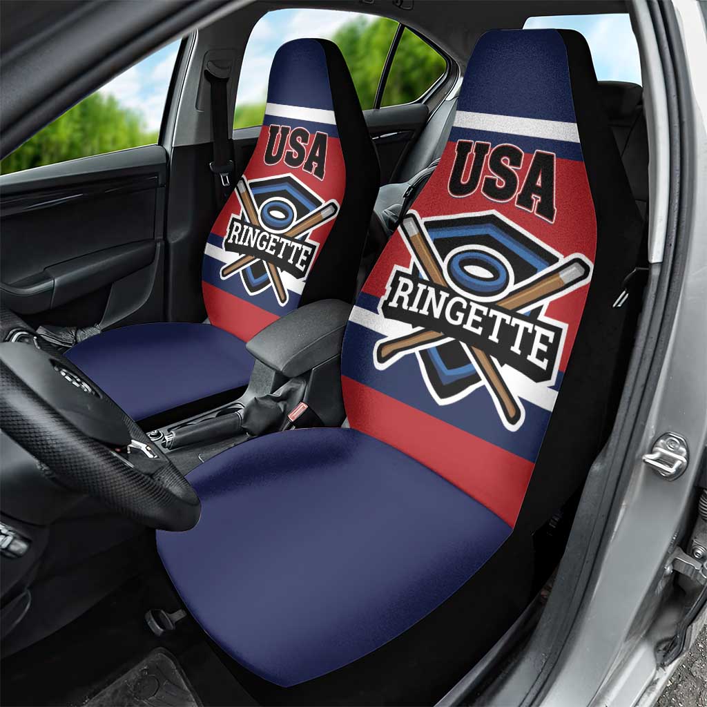 USA 2025 Ringette Car Seat Cover Go Champion Team Ringette USA