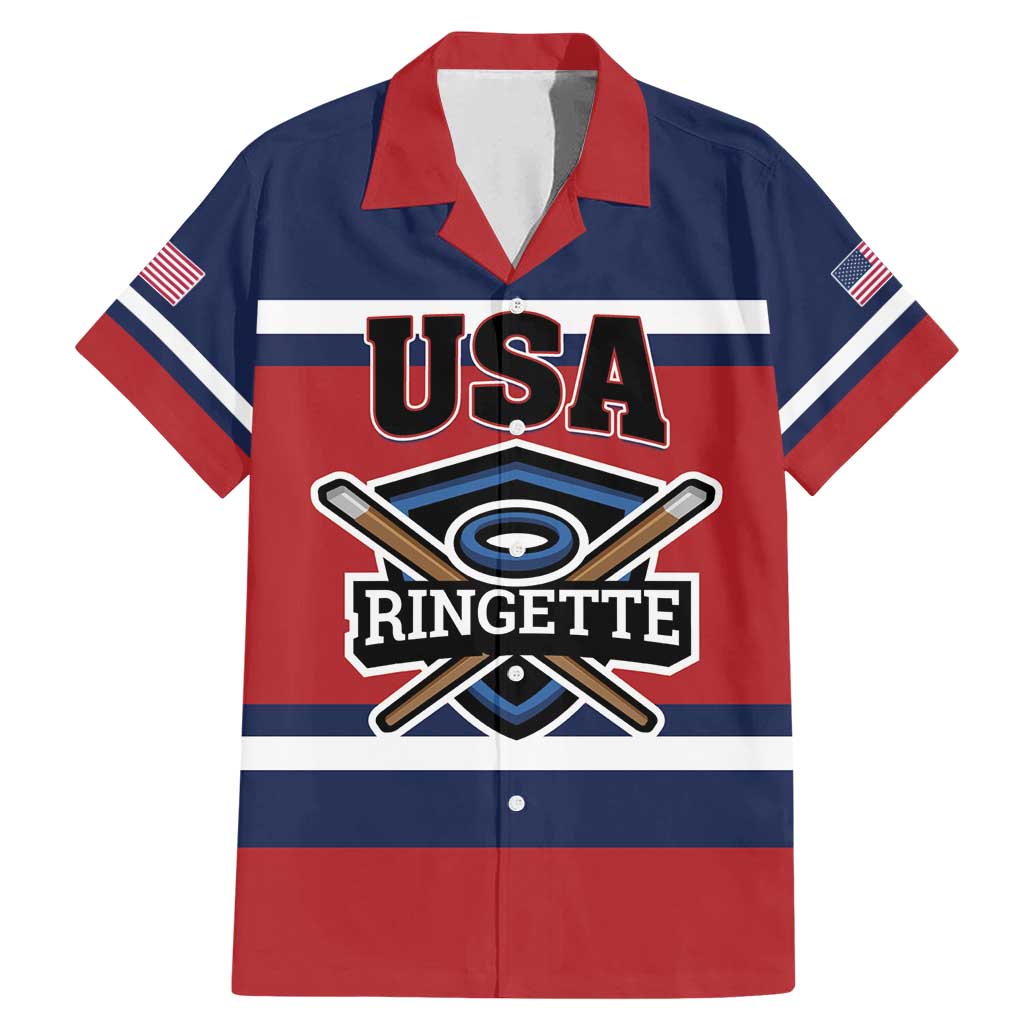 Custom USA 2025 Ringette Family Matching Mermaid Dress and Hawaiian Shirt Go Champion Team Ringette USA