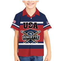 Custom USA 2025 Ringette Family Matching Mermaid Dress and Hawaiian Shirt Go Champion Team Ringette USA