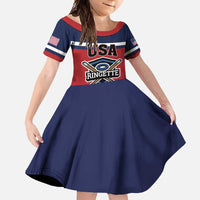 Custom USA 2025 Ringette Family Matching Tank Maxi Dress and Hawaiian Shirt Go Champion Team Ringette USA