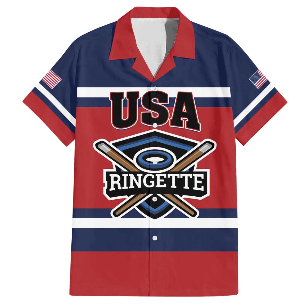 Custom USA 2025 Ringette Family Matching Tank Maxi Dress and Hawaiian Shirt Go Champion Team Ringette USA