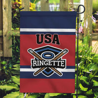 USA 2025 Ringette Garden Flag Go Champion Team Ringette USA