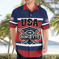 Custom USA 2025 Ringette Hawaiian Shirt Go Champion Team Ringette USA