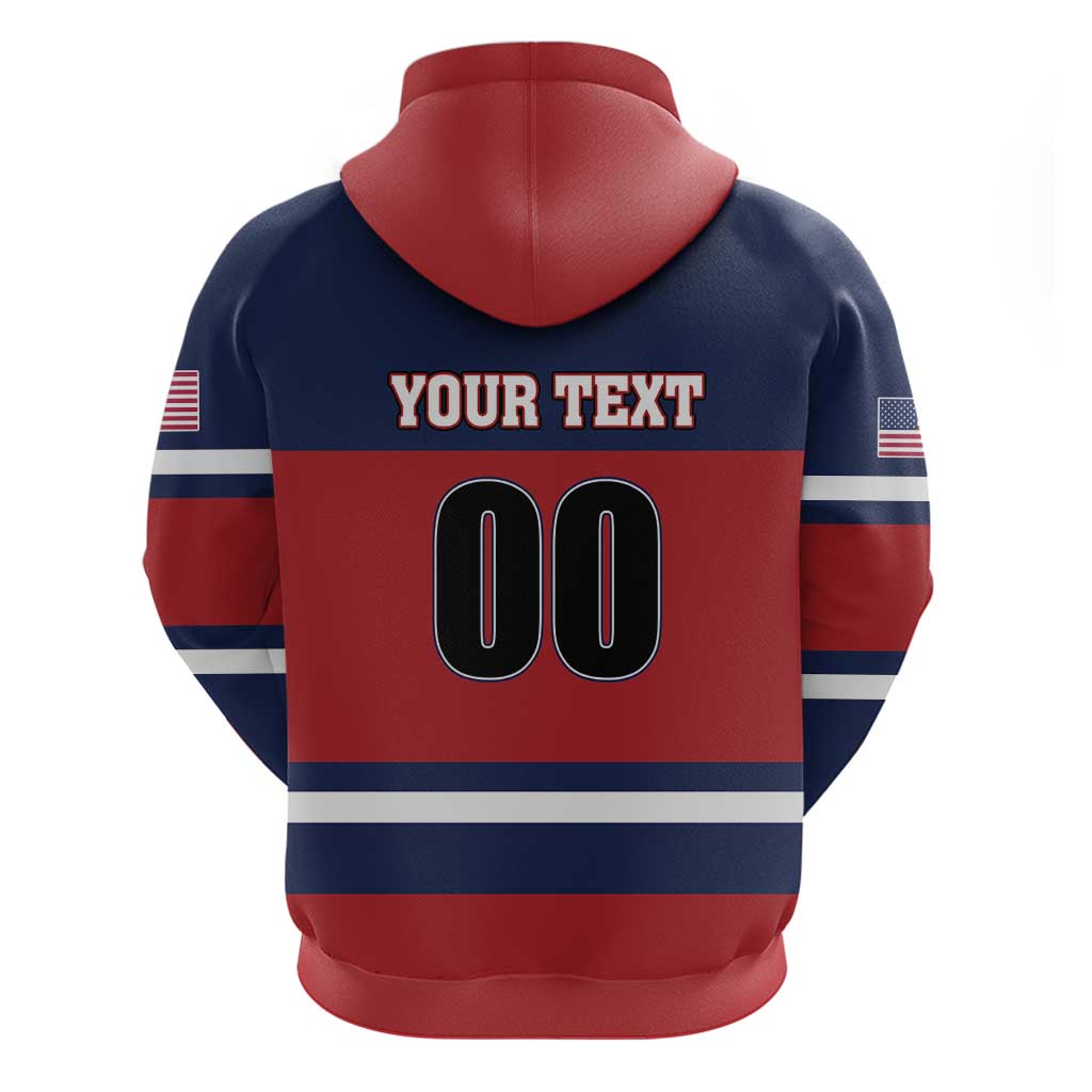 Custom USA 2025 Ringette Hoodie Go Champion Team Ringette USA