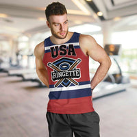 Custom USA 2025 Ringette Men Tank Top Go Champion Team Ringette USA