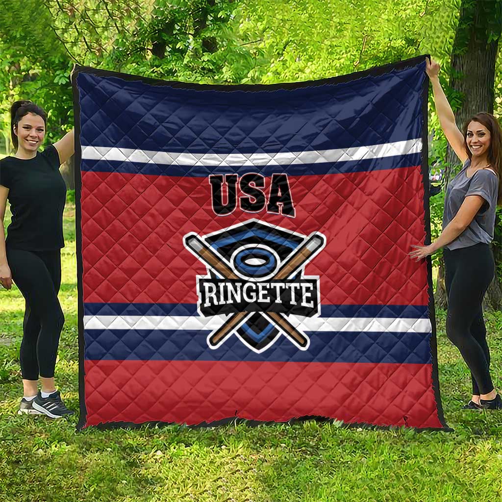 USA 2025 Ringette Quilt Go Champion Team Ringette USA
