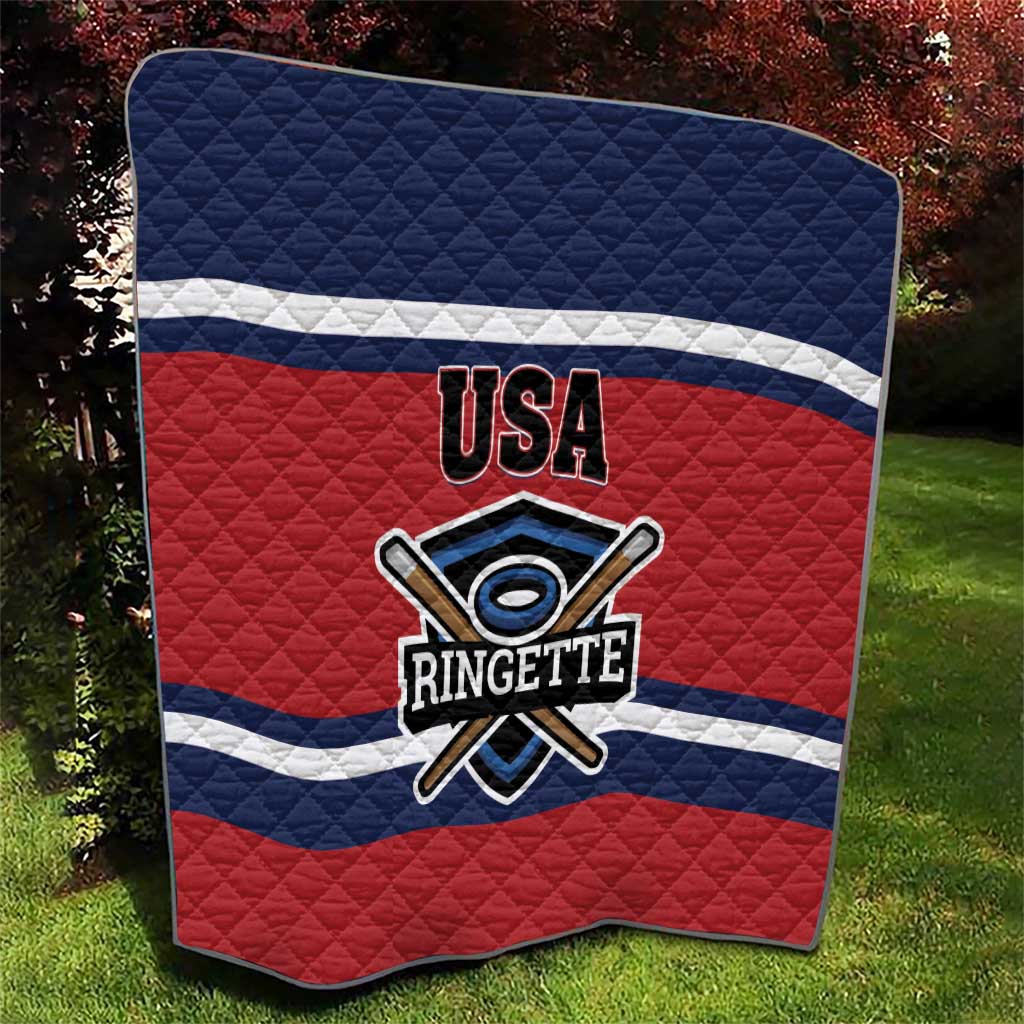 USA 2025 Ringette Quilt Go Champion Team Ringette USA