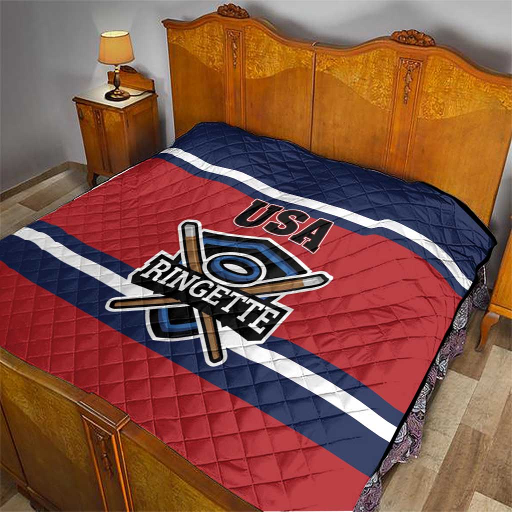 USA 2025 Ringette Quilt Go Champion Team Ringette USA
