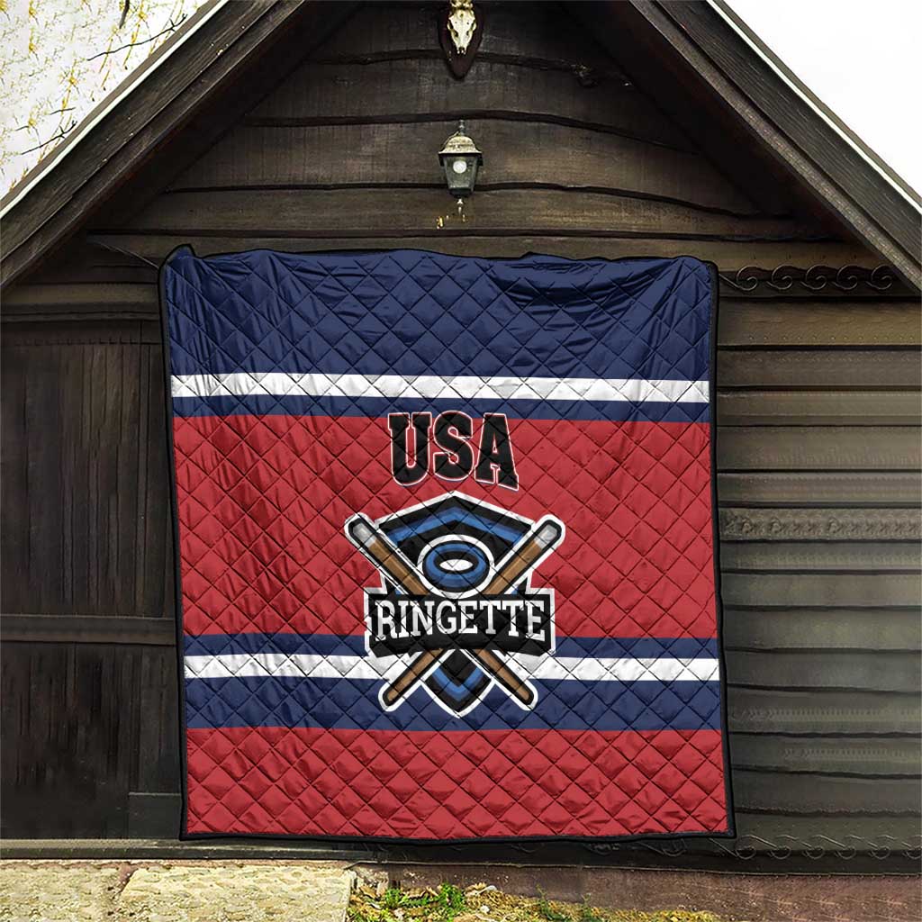 USA 2025 Ringette Quilt Go Champion Team Ringette USA