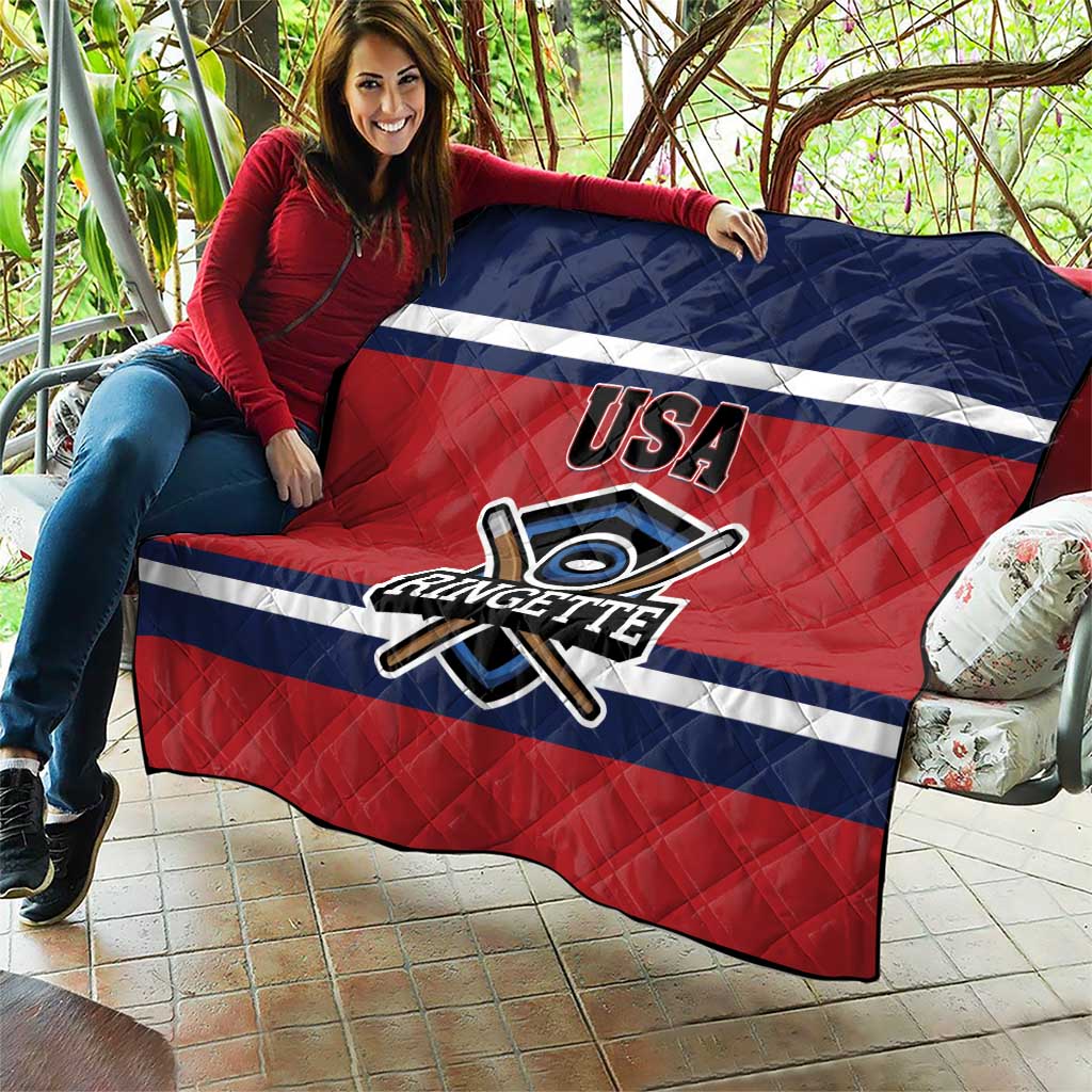USA 2025 Ringette Quilt Go Champion Team Ringette USA
