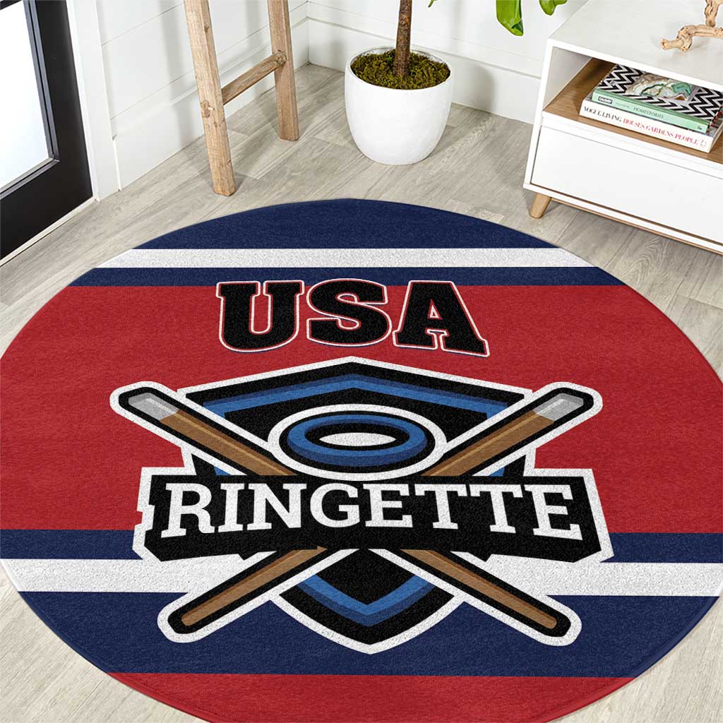 USA 2025 Ringette Round Carpet Go Champion Team Ringette USA