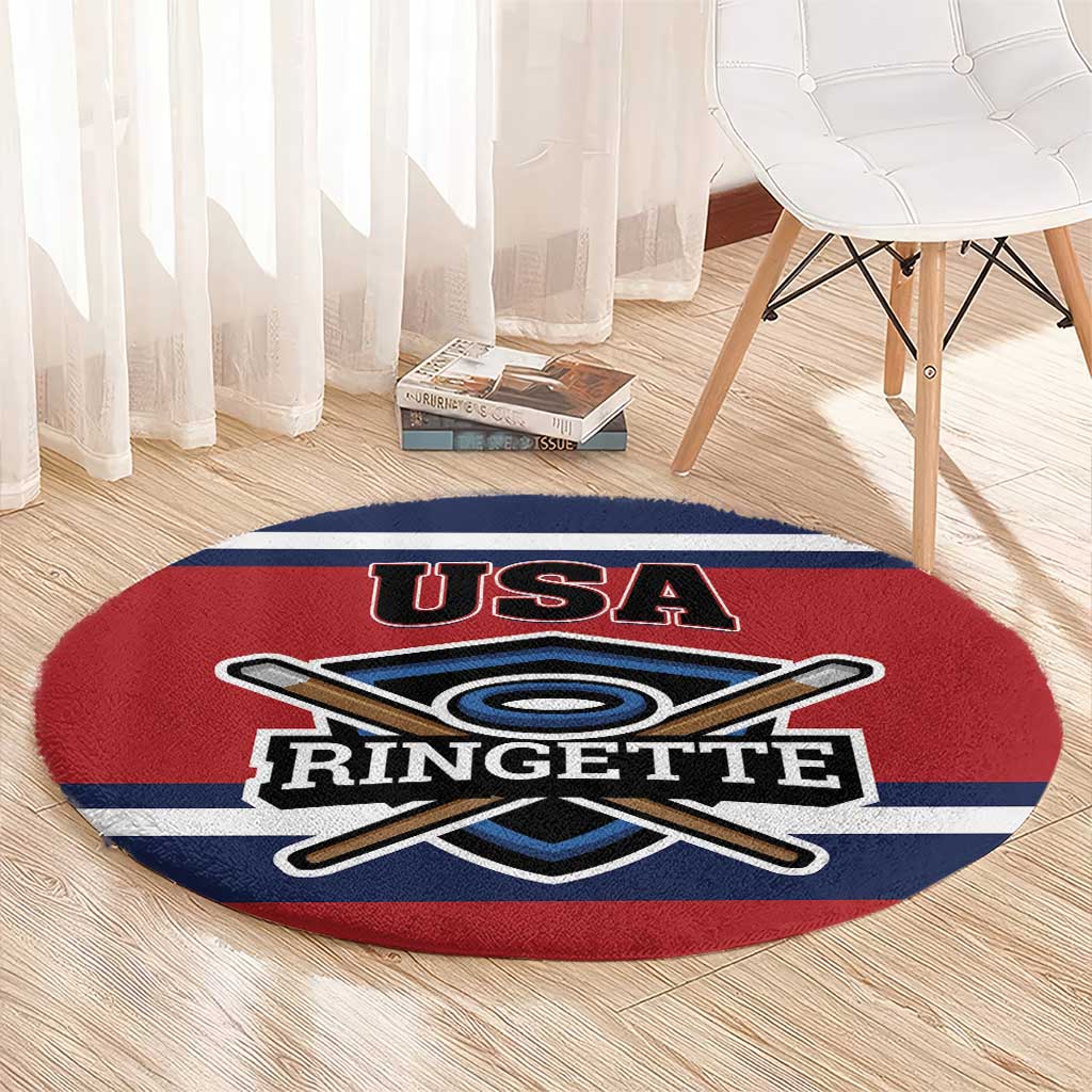 USA 2025 Ringette Round Carpet Go Champion Team Ringette USA