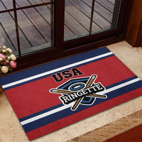 USA 2025 Ringette Rubber Doormat Go Champion Team Ringette USA