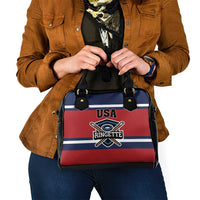 USA 2025 Ringette Shoulder Handbag Go Champion Team Ringette USA