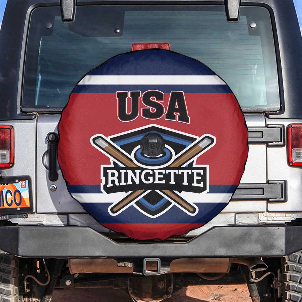USA 2025 Ringette Spare Tire Cover Go Champion Team Ringette USA