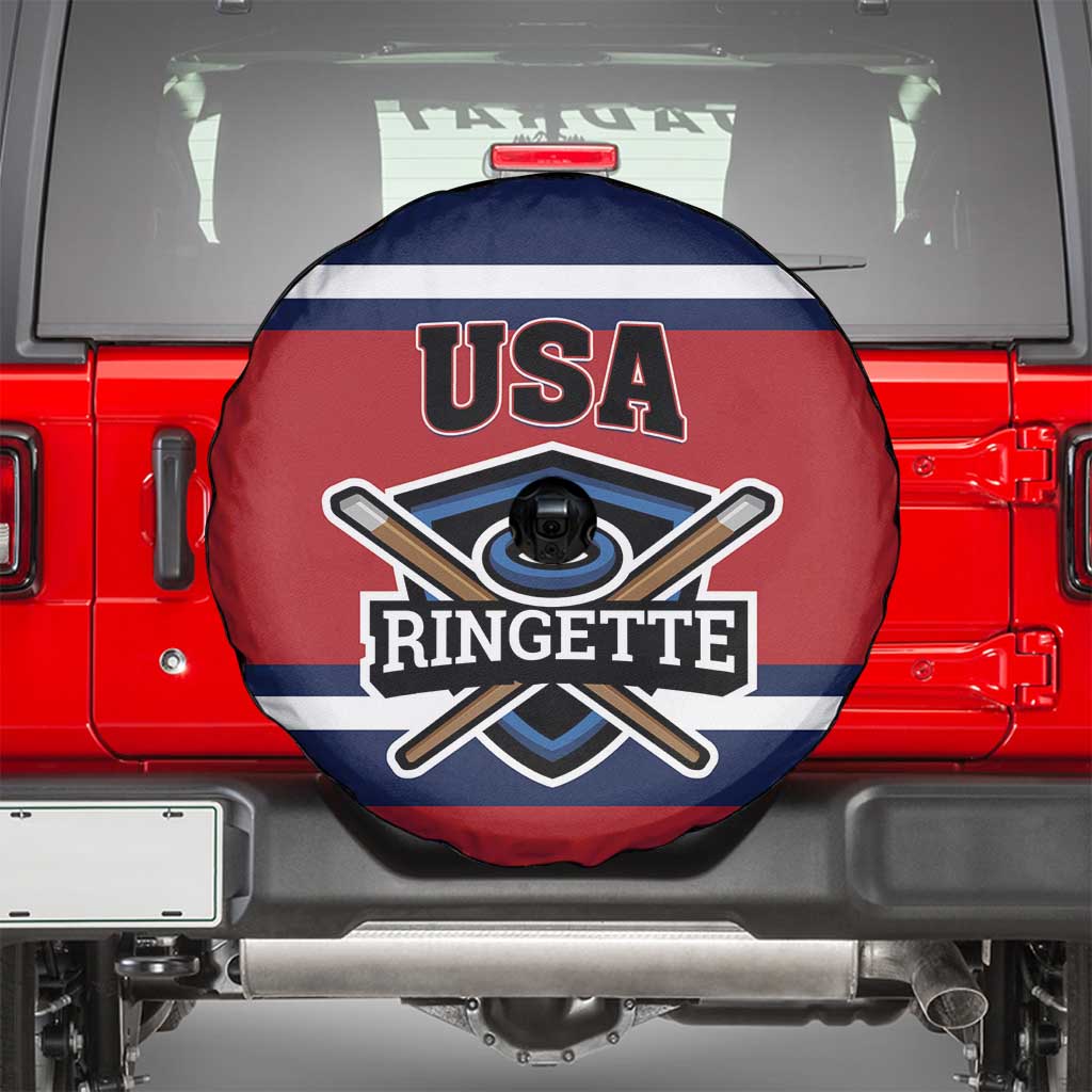 USA 2025 Ringette Spare Tire Cover Go Champion Team Ringette USA