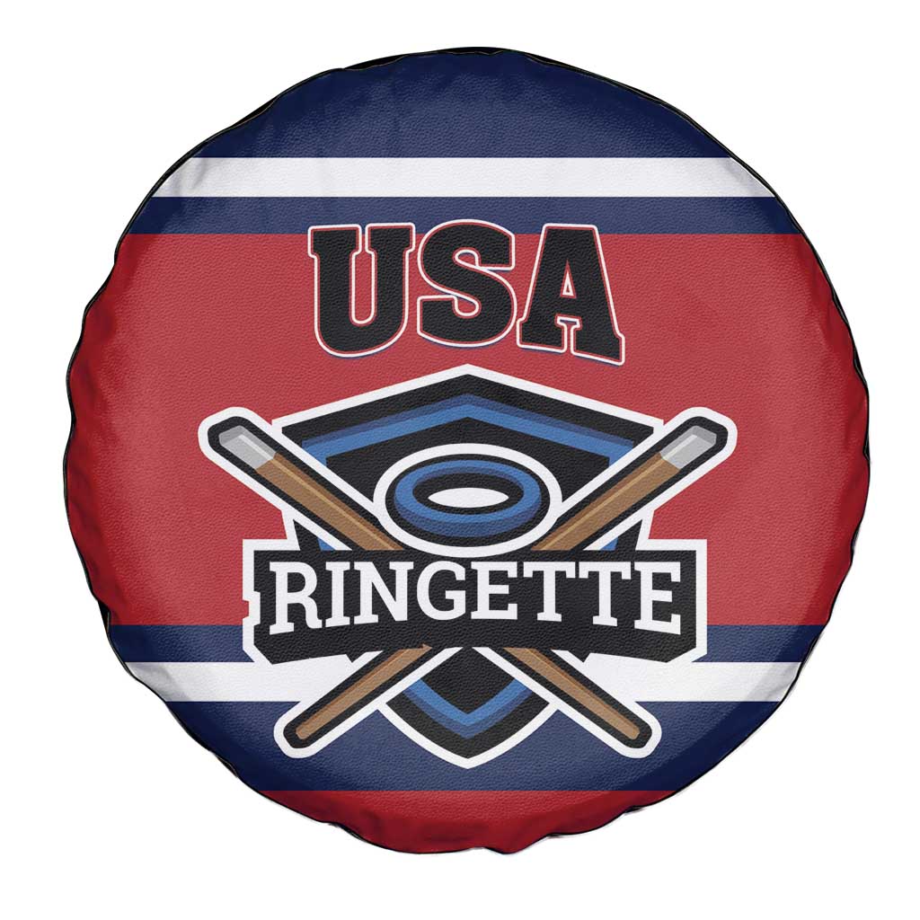 USA 2025 Ringette Spare Tire Cover Go Champion Team Ringette USA