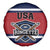 USA 2025 Ringette Spare Tire Cover Go Champion Team Ringette USA
