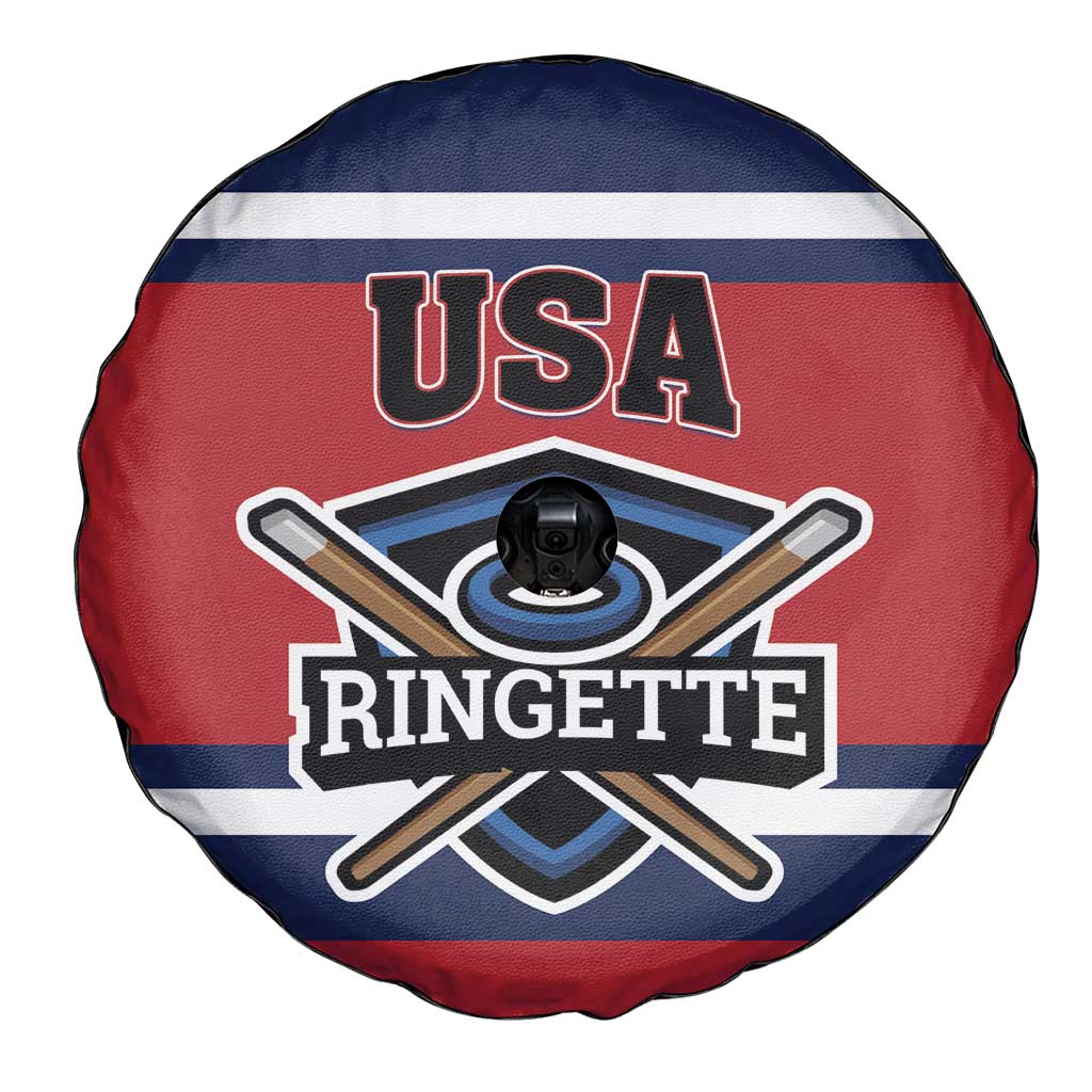 USA 2025 Ringette Spare Tire Cover Go Champion Team Ringette USA