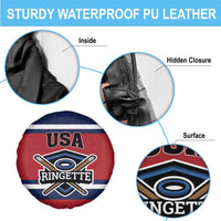 USA 2025 Ringette Spare Tire Cover Go Champion Team Ringette USA