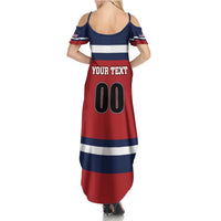 Custom USA 2025 Ringette Summer Maxi Dress Go Champion Team Ringette USA
