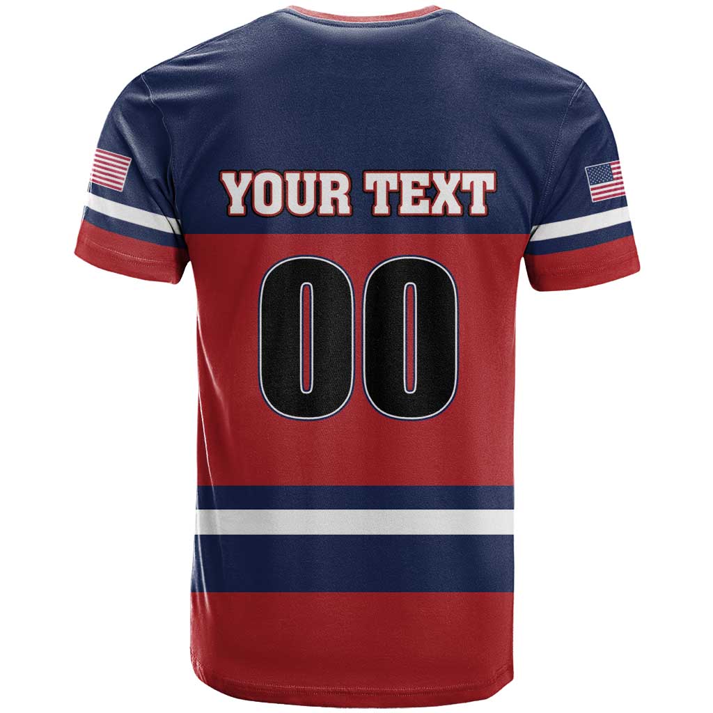 Custom USA 2025 Ringette T Shirt Go Champion Team Ringette USA