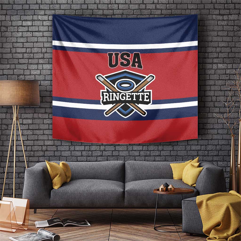 USA 2025 Ringette Tapestry Go Champion Team Ringette USA