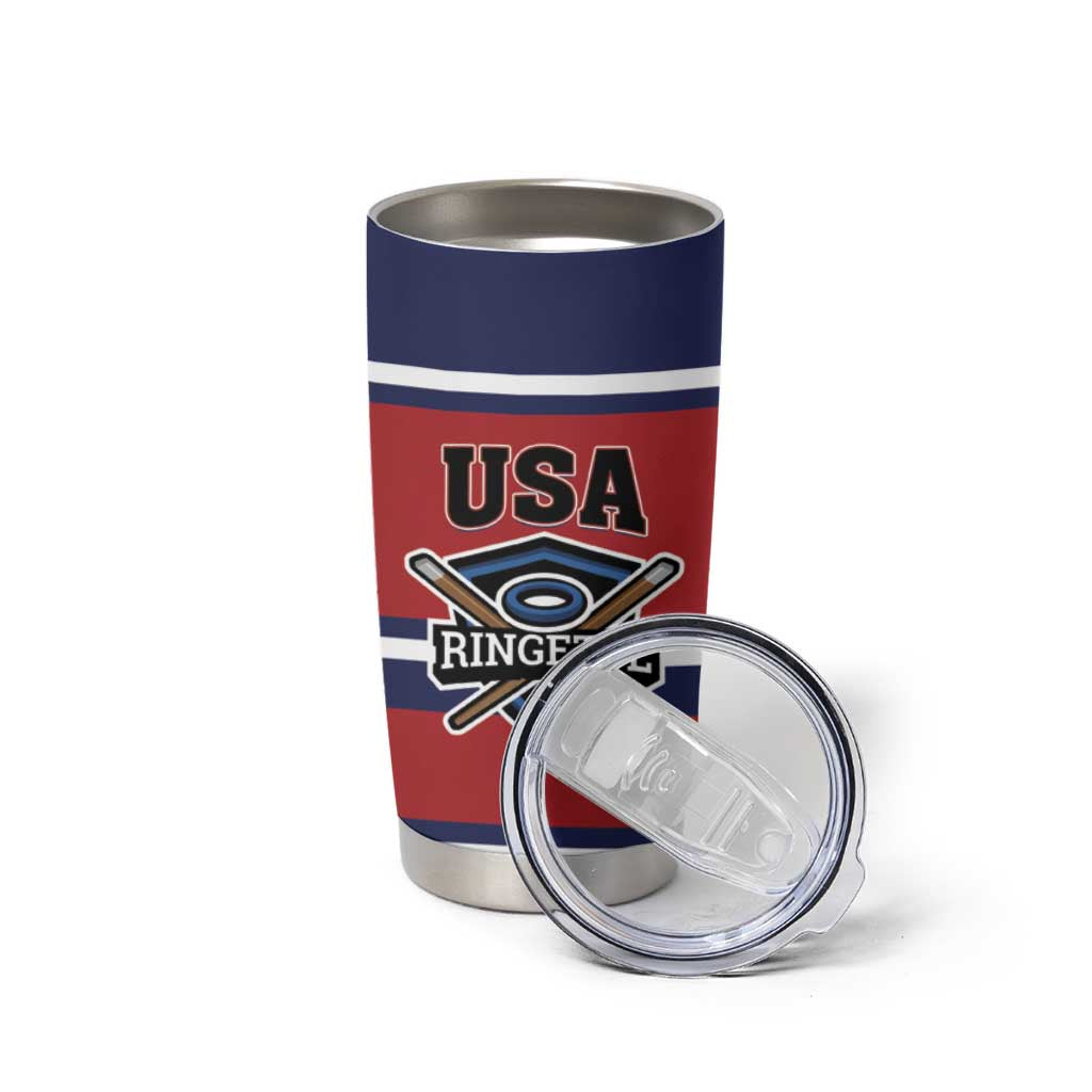 Custom USA 2025 Ringette Tumbler Cup Go Champion Team Ringette USA