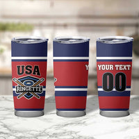 Custom USA 2025 Ringette Tumbler Cup Go Champion Team Ringette USA
