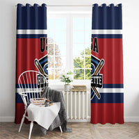 USA 2025 Ringette Window Curtain Go Champion Team Ringette USA