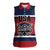 Custom USA 2025 Ringette Women Sleeveless Polo Shirt Go Champion Team Ringette USA