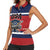 Custom USA 2025 Ringette Women Sleeveless Polo Shirt Go Champion Team Ringette USA
