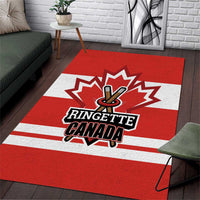 Canada Ringuette Area Rug Team Canada Dominates The Game