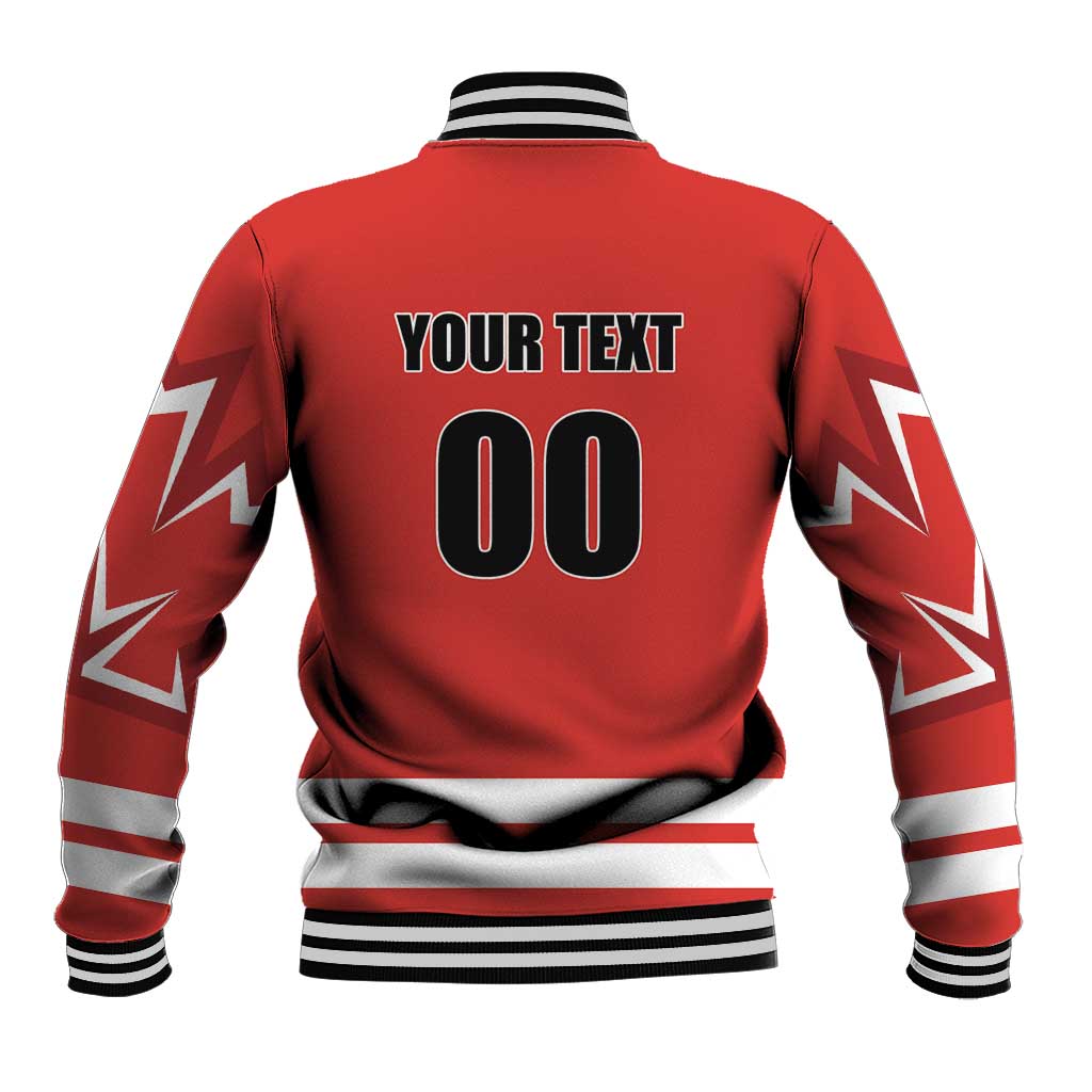 Custom Canada Ringuette Baseball Jacket Team Canada Dominates The Game