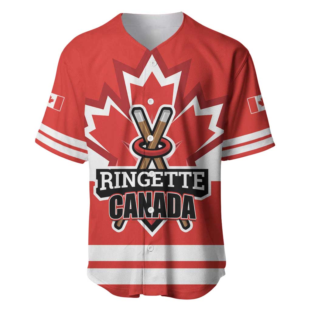 Custom Canada Ringuette Baseball Jersey Team Canada Dominates The Game