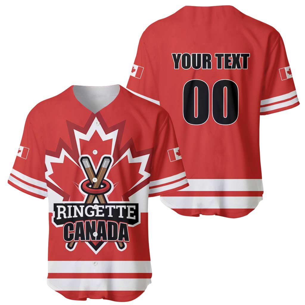 Custom Canada Ringuette Baseball Jersey Team Canada Dominates The Game