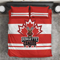 Canada Ringuette Bedding Set Team Canada Dominates The Game