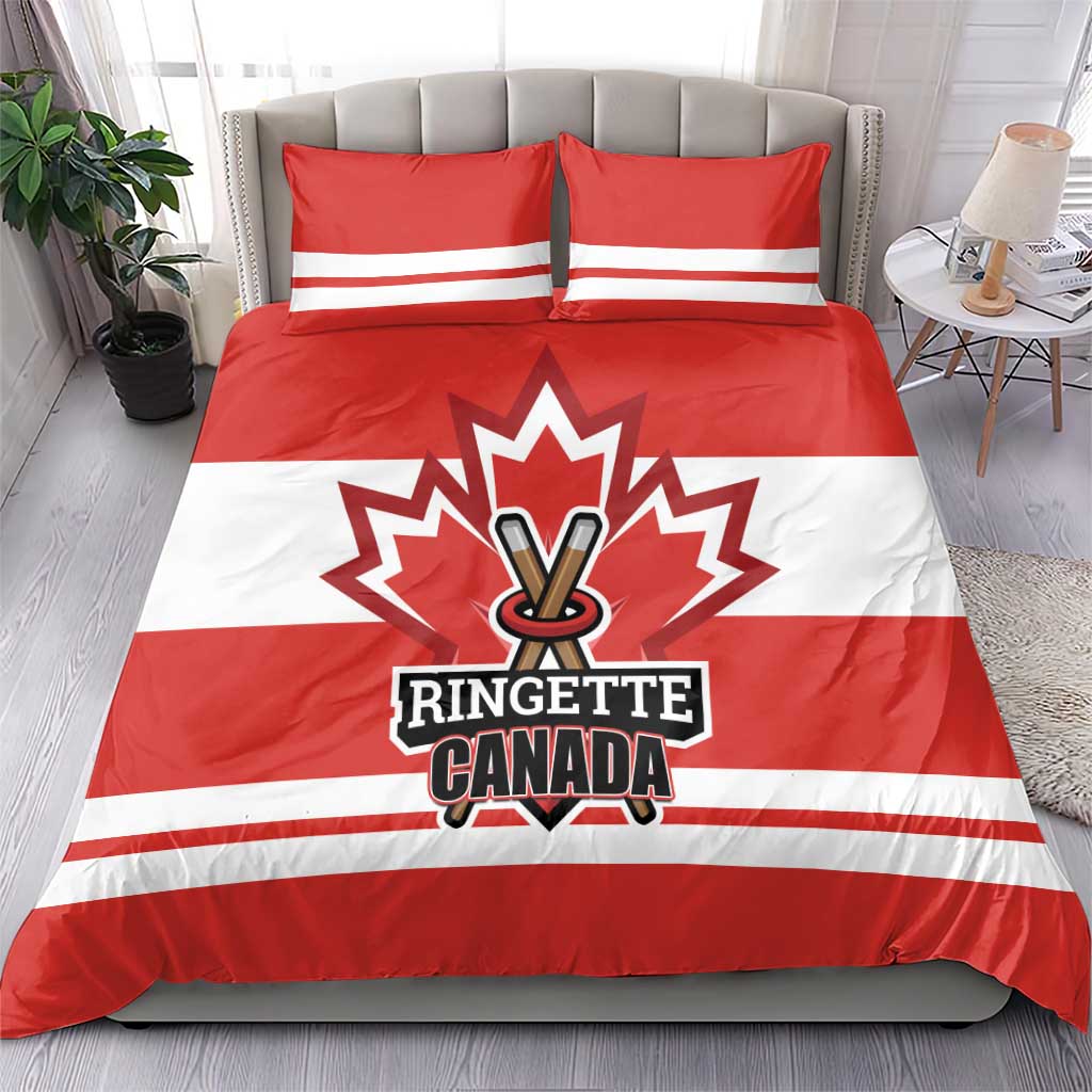 Canada Ringuette Bedding Set Team Canada Dominates The Game