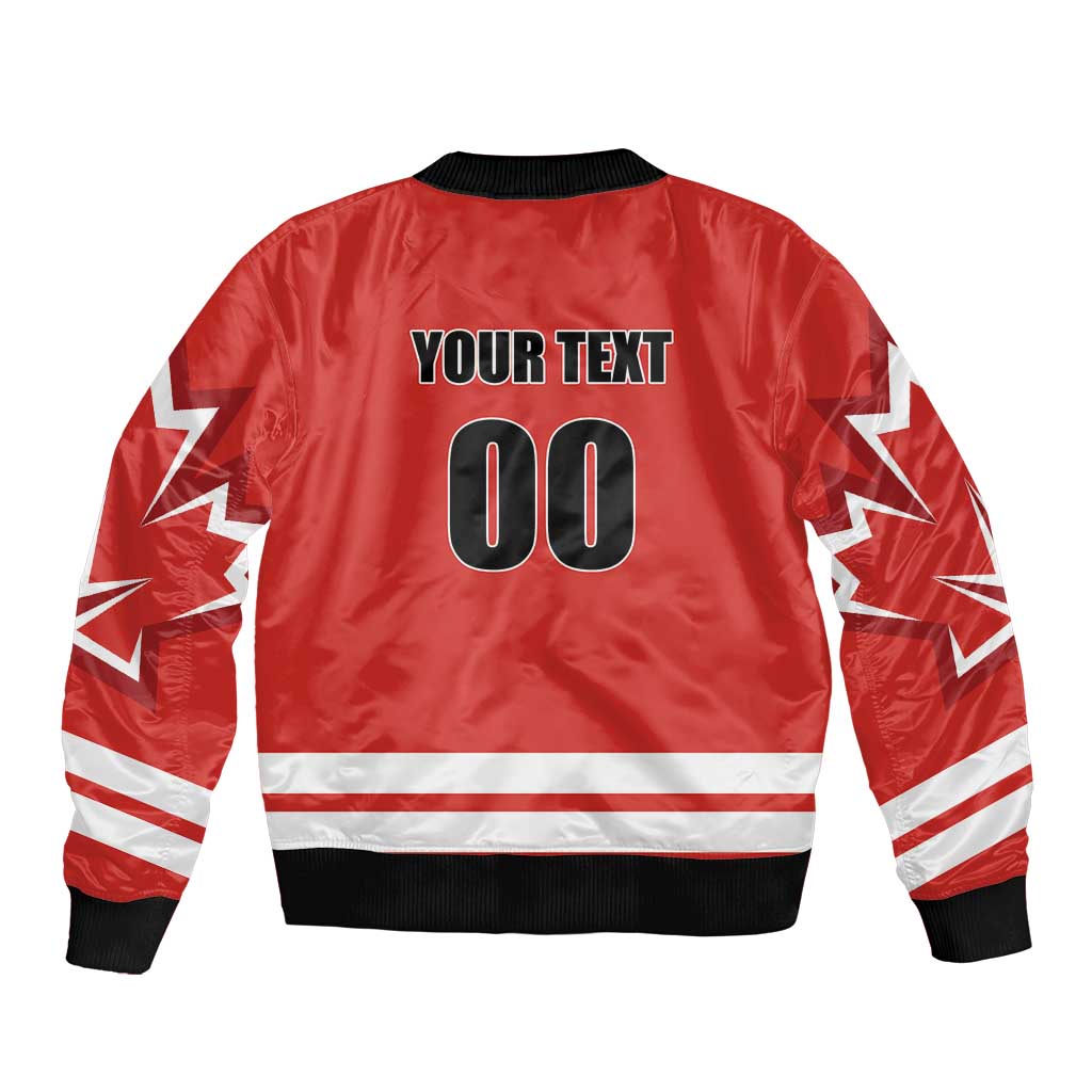 Custom Canada Ringuette Bomber Jacket Team Canada Dominates The Game