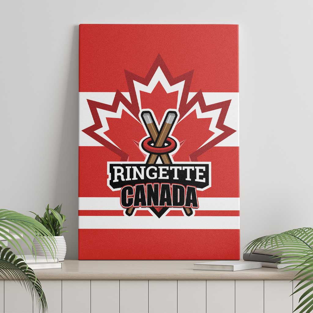 Canada Ringuette Canvas Wall Art Team Canada Dominates The Game