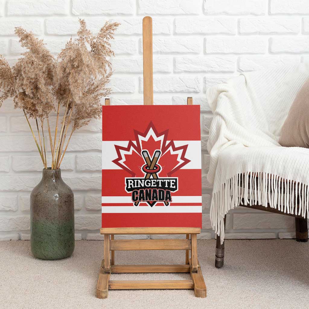 Canada Ringuette Canvas Wall Art Team Canada Dominates The Game