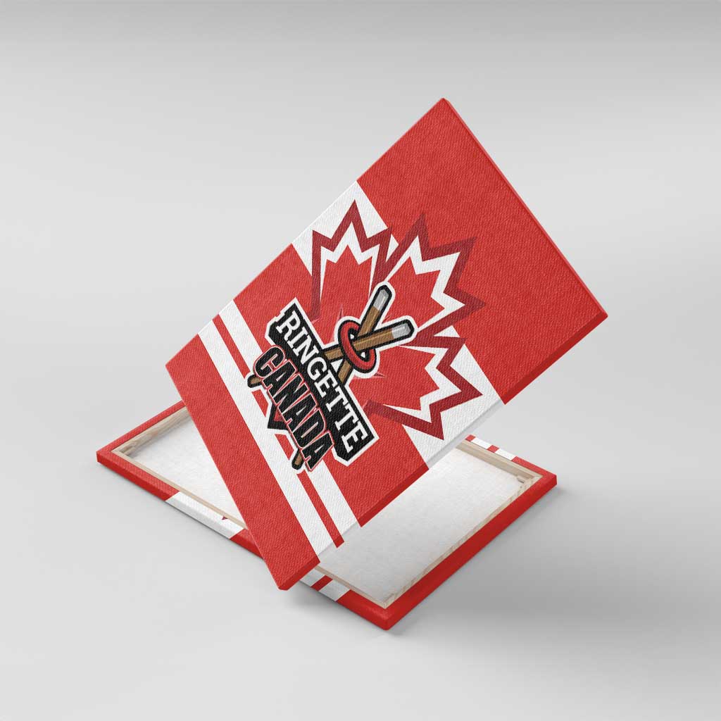 Canada Ringuette Canvas Wall Art Team Canada Dominates The Game