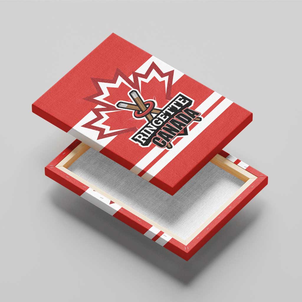 Canada Ringuette Canvas Wall Art Team Canada Dominates The Game