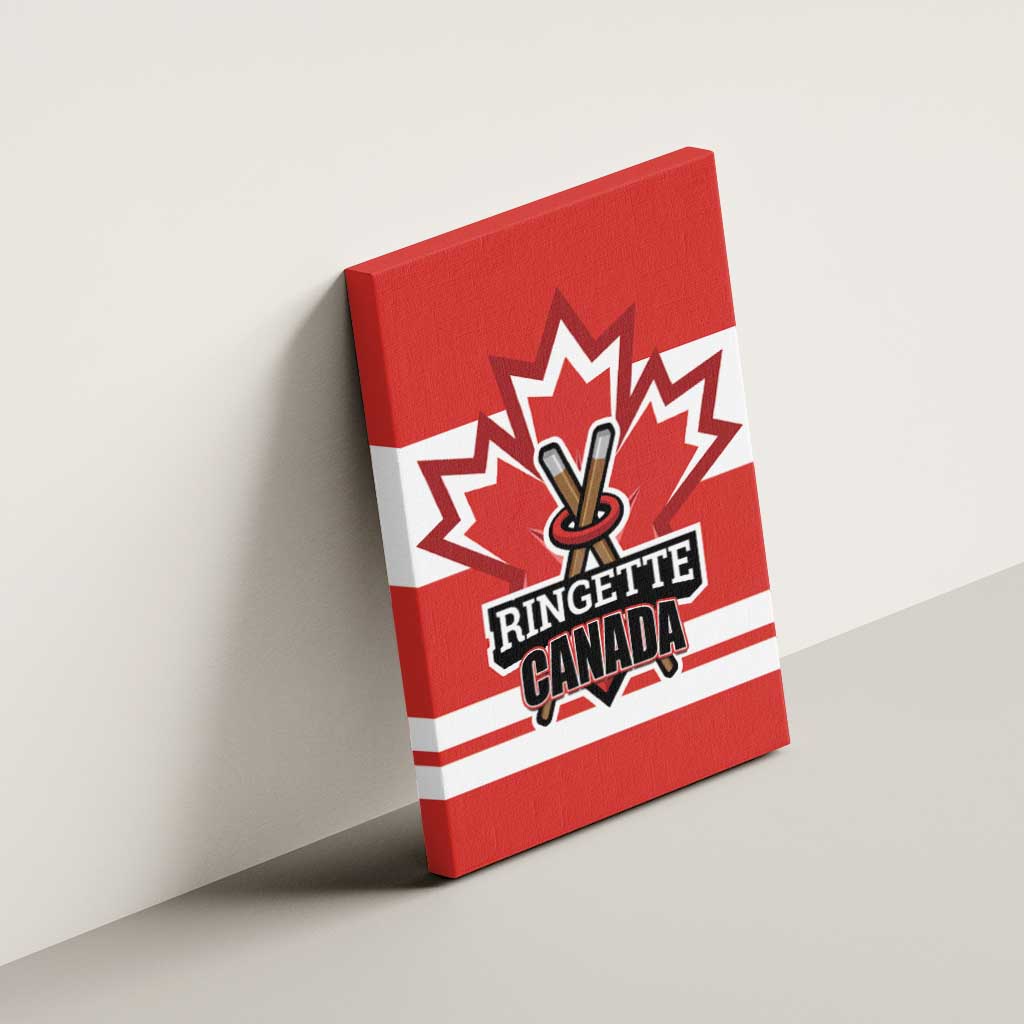 Canada Ringuette Canvas Wall Art Team Canada Dominates The Game