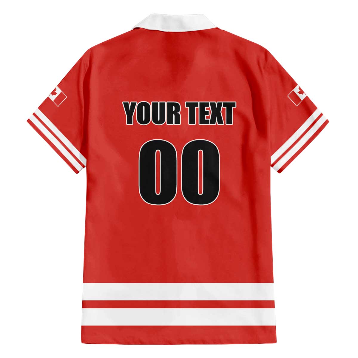 Custom Canada Ringuette Family Matching Off The Shoulder Long Sleeve Dress and Hawaiian Shirt Team Canada Dominates The Game