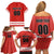 Custom Canada Ringuette Family Matching Off Shoulder Short Dress and Hawaiian Shirt Team Canada Dominates The Game